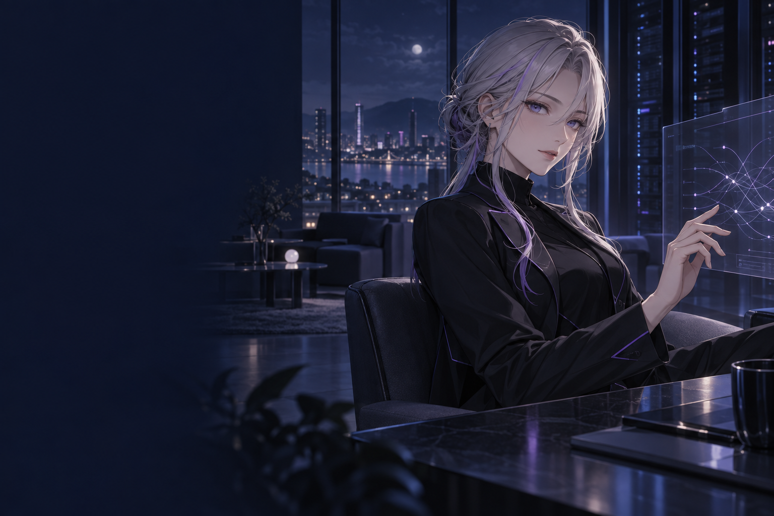Oproute's anime-inspired brand illustration